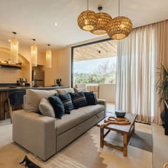 Vista, alberca privada y confort en 1 habitación