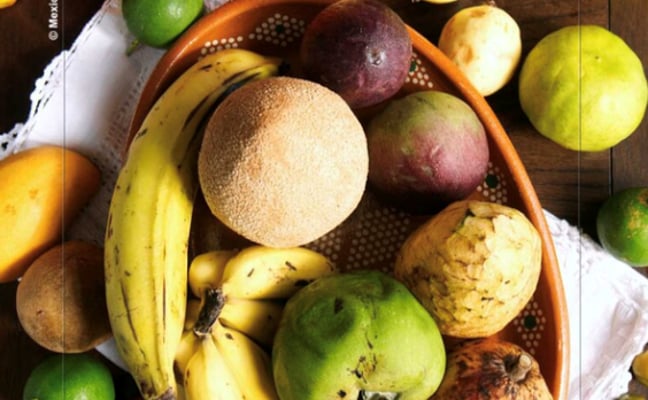 Fresh groceries and beverages stocked in a villa kitchen